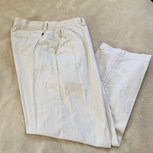 Polo sz 32x30 flat front khaki pants in good, used condition, no holes/rips